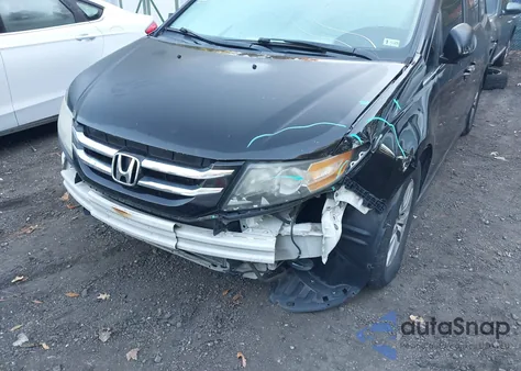 2014 Honda Odyssey Ex-L из США, поврежденный, VIN 5FNRL5H65EB046193